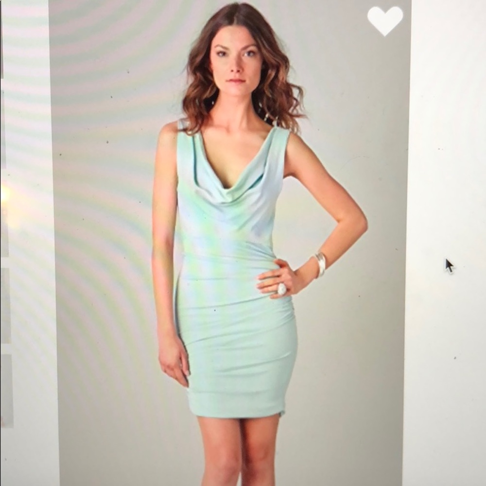 Alice & Olivia Esme Dress with ruched sides